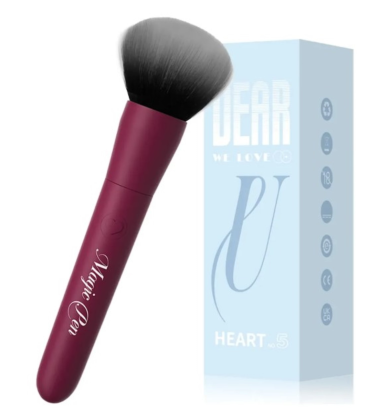 Klitoralni vibrator u crnoj boji u obliku četkice za šminku  DZ25009-10